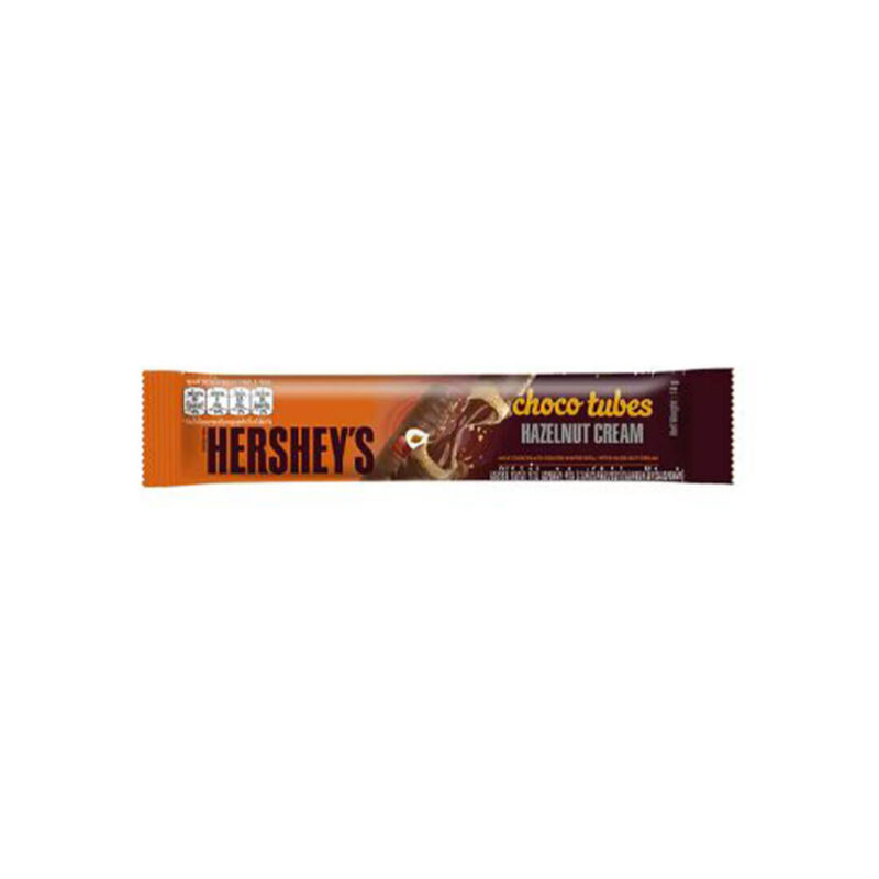 Hersheys Hazelnut Cream Choco tubes 18G - The Chocolate House