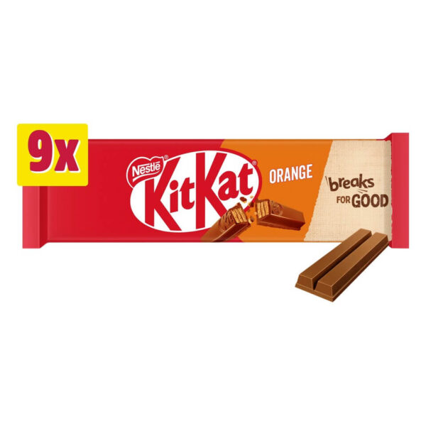Kit Kat 2 Finger Orange 9 pack 186.3G