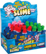 Face Twisters Sour Slime Strawberry and Green Apple Double Pack 40G - Image 2
