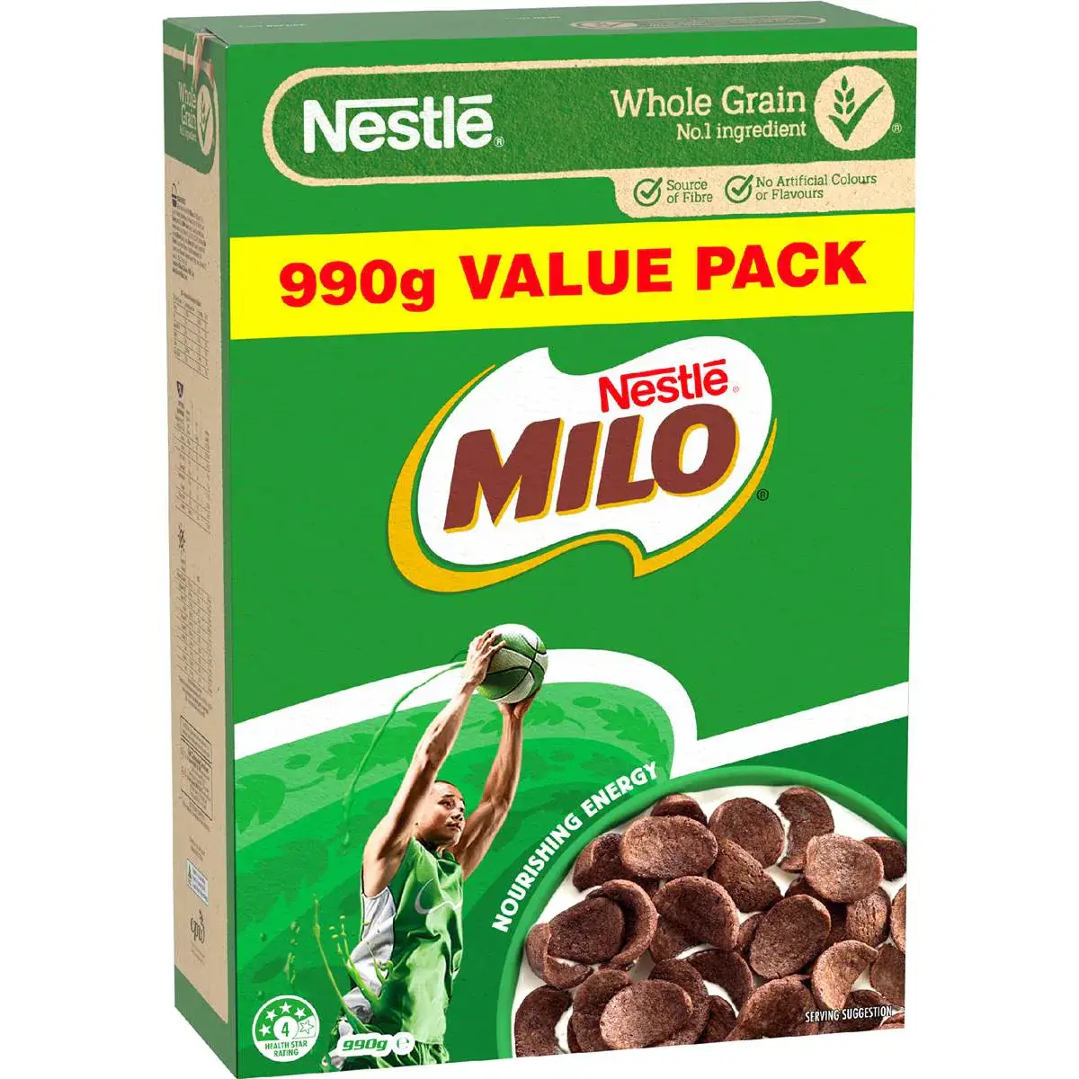 387110.jpg Nestle Milo Breakfast Cereal 990G - Image 1