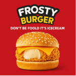 Frosty Crispy Chicken Burger Ice Cream 100G - Image 2