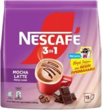 Nescafe 3 in 1 Mocha Latte 15 Sachet Packs 375G