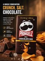Pringlez Crunchy Salted Chips Milk Chocolate Bar 140G - Image 4