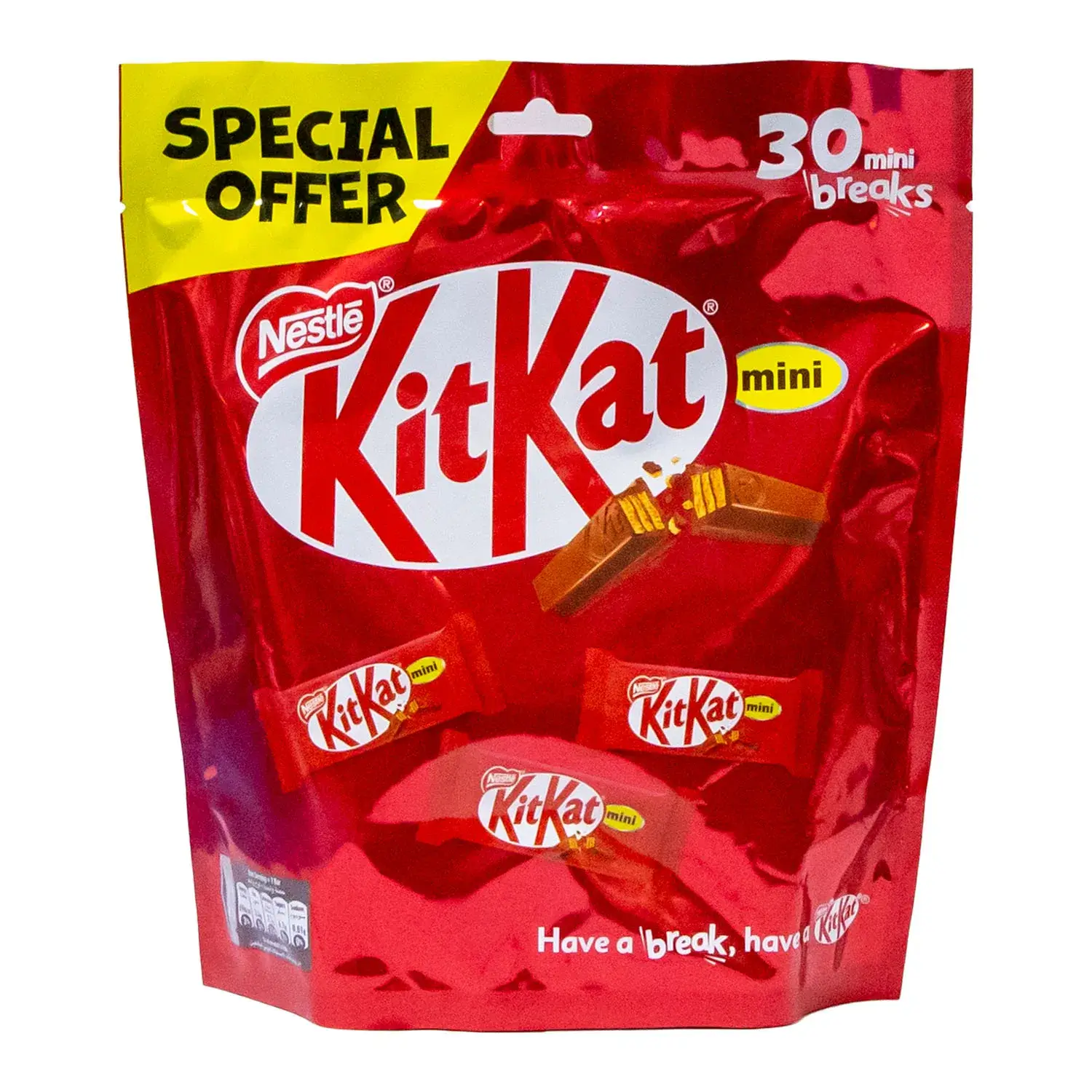 201a980c-00c1-4d40-add4-02a2685cfc4c.jpg Kit Kat 2 Finger Mini 30pcs Pack 405G - Image 1