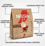 Nescafe 3 in 1 White Coffee Rich & Creamy Taste 15 Sachets 450G - Image 2