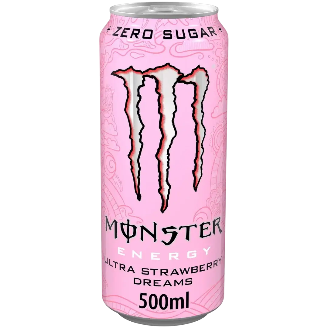 PHOTOROOMTRANSPARENT-Photoroom-2024-12-14T095835.985.png Monster Ultra Strawberry Dreams 500ML - Image 1
